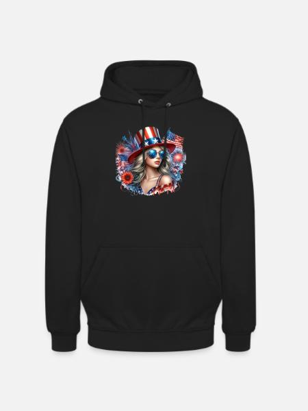 Freaky nice Patriot - Unisex Hoodie - Schwarz