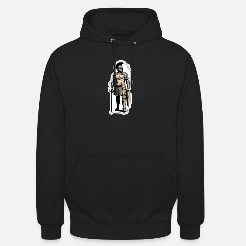 Officier centurion romain - Sweat-shirt à capuche unisexe - noir