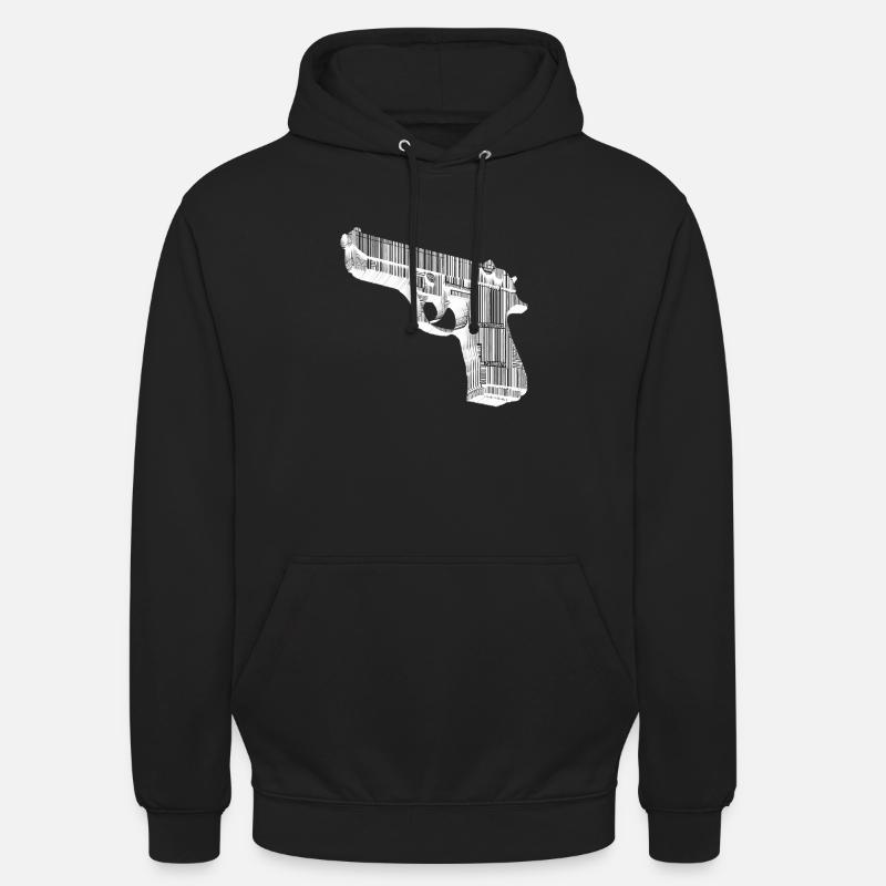GUNCODE nég - Sweat-shirt à capuche unisexe - noir
