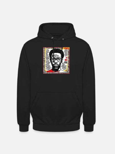 Fred - pop art - Unisex Hoodie - black