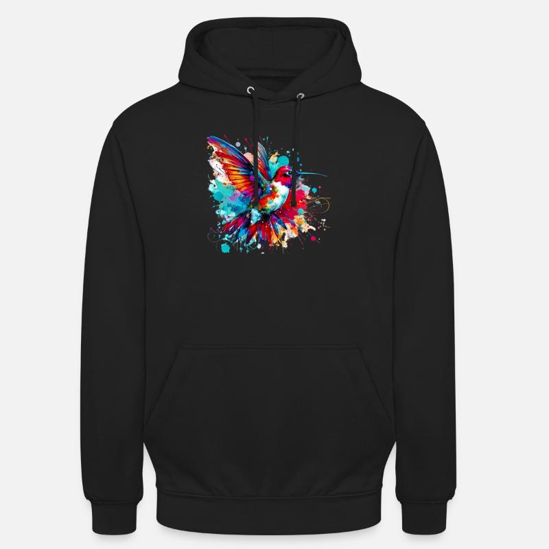 Colibri - Sweat-shirt à capuche unisexe - noir