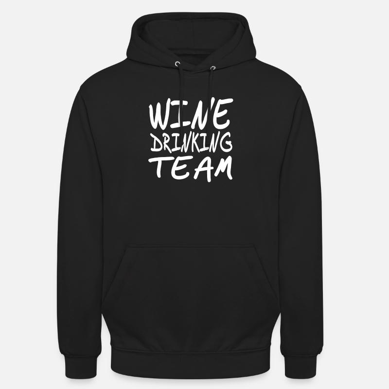 Vin - Sweat-shirt à capuche unisexe - noir