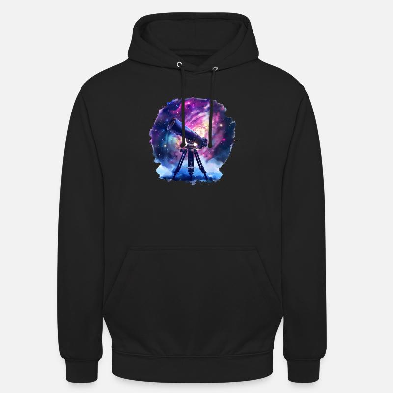 Découvrez les merveilles du cosmos - Sweat-shirt à capuche unisexe - noir