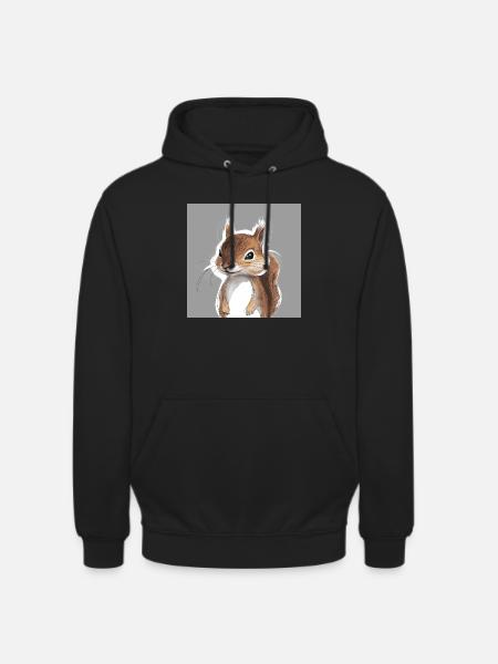 Squirrel - Unisex Hoodie - black