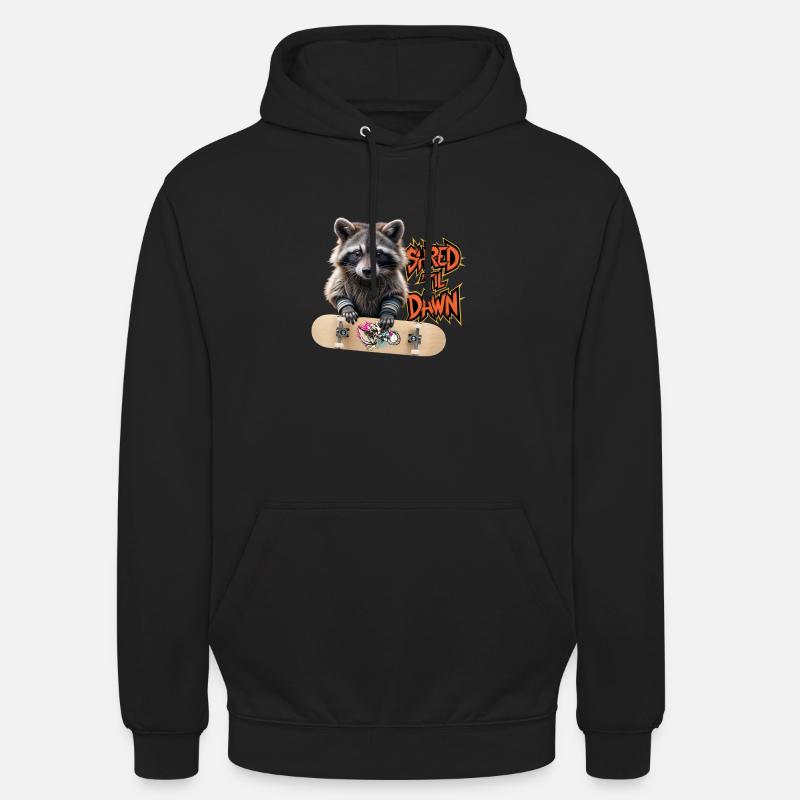 Déchiqueter jusqu’à l’aube - Sweat-shirt à capuche unisexe - noir