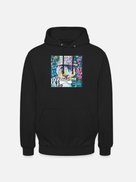 Lucky Lion - Unisex Hoodie - black