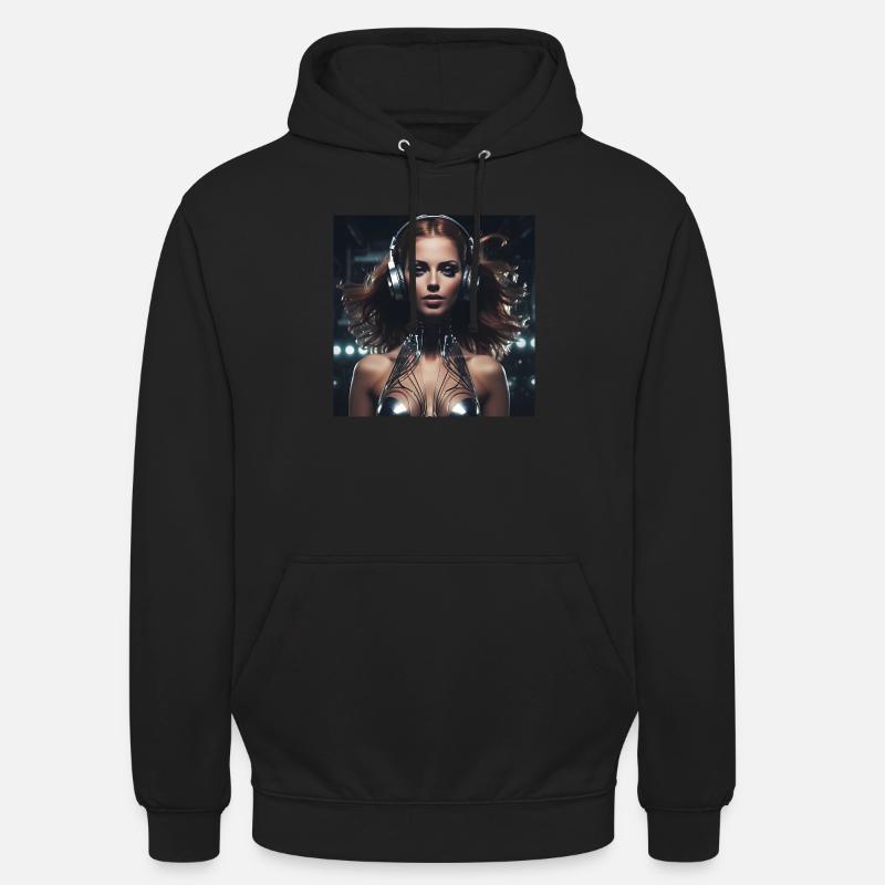 Techno-Mädchen Unisex Hoodie