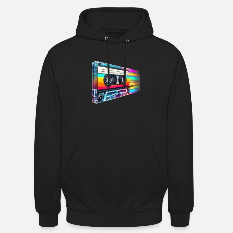 Retro Cassette - Unisex Hoodie - Schwarz