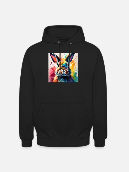 Hare - Unisex Hoodie - black