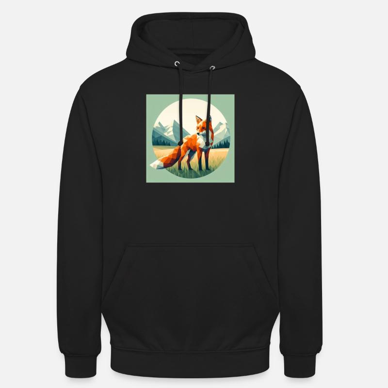 Fuchs - Unisex Hoodie - Schwarz