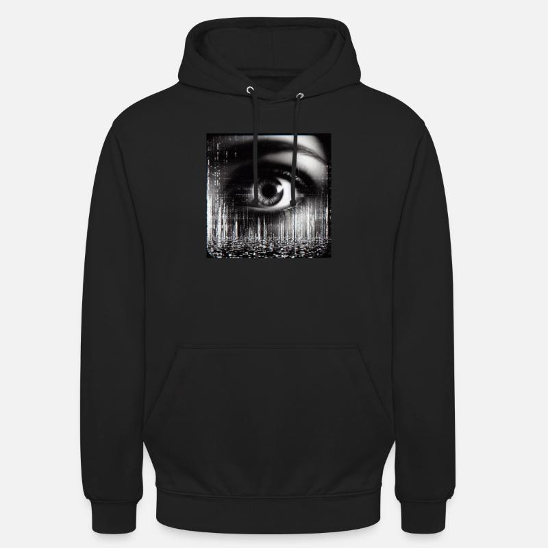 design7 - Sweat-shirt à capuche unisexe - noir