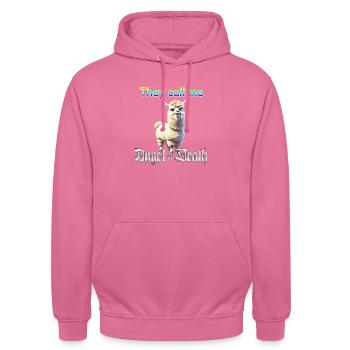 Angel of Death - Unisex Hoodie - pink - Front - Alina (178cm) & Michal (187cm)