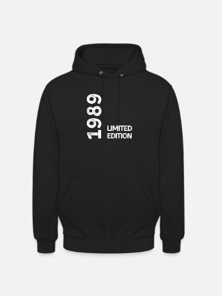 1989 Limitierte Auflage - Unisex Hoodie - Schwarz