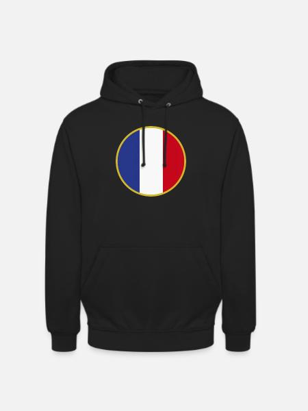 Jeg elsker Frankrike eleganse stil design t-skjorte - Unisex-hettegenser - svart