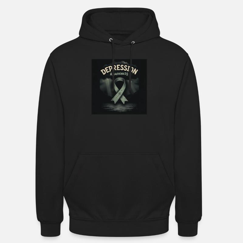 Bewusstsein für Depressionen - Unisex Hoodie - Schwarz