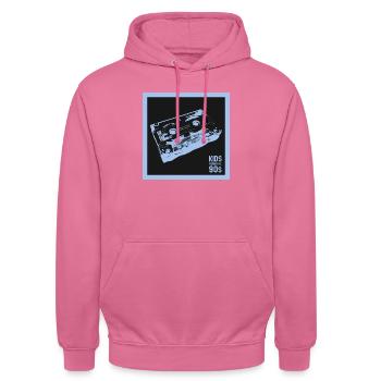 Kids from the 90s - Unisex Hoodie - Pink - Vorne - Alina (178cm) & Michal (187cm)