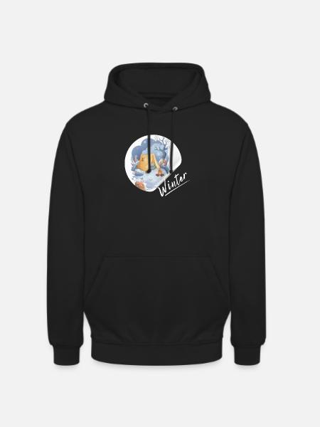 Winter Camp - Unisex Hoodie - black