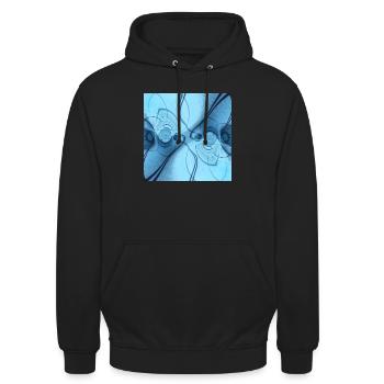 Piscine - Sweat-shirt à capuche unisexe - noir - Devant - Alina (178cm) & Michal (187cm)