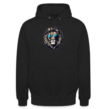 Shades of the Jungle - Unisex Hoodie - black - Front - Alina (178cm) & Michal (187cm)