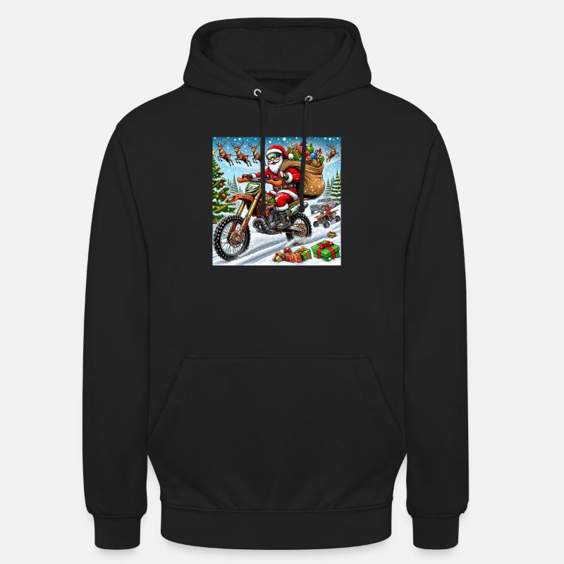 autocollant - Sweat-shirt à capuche unisexe - noir