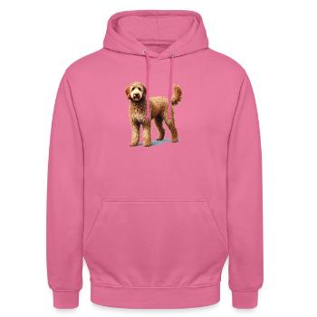 Labradoodle - Unisex Hoodie - Pink - Vorne - Alina (178cm) & Michal (187cm)