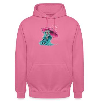 Geist - Unisex Hoodie - Pink - Vorne - Alina (178cm) & Michal (187cm)