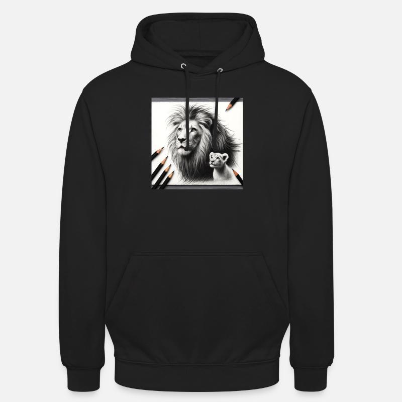 König Löwe IV - Unisex Hoodie - Schwarz