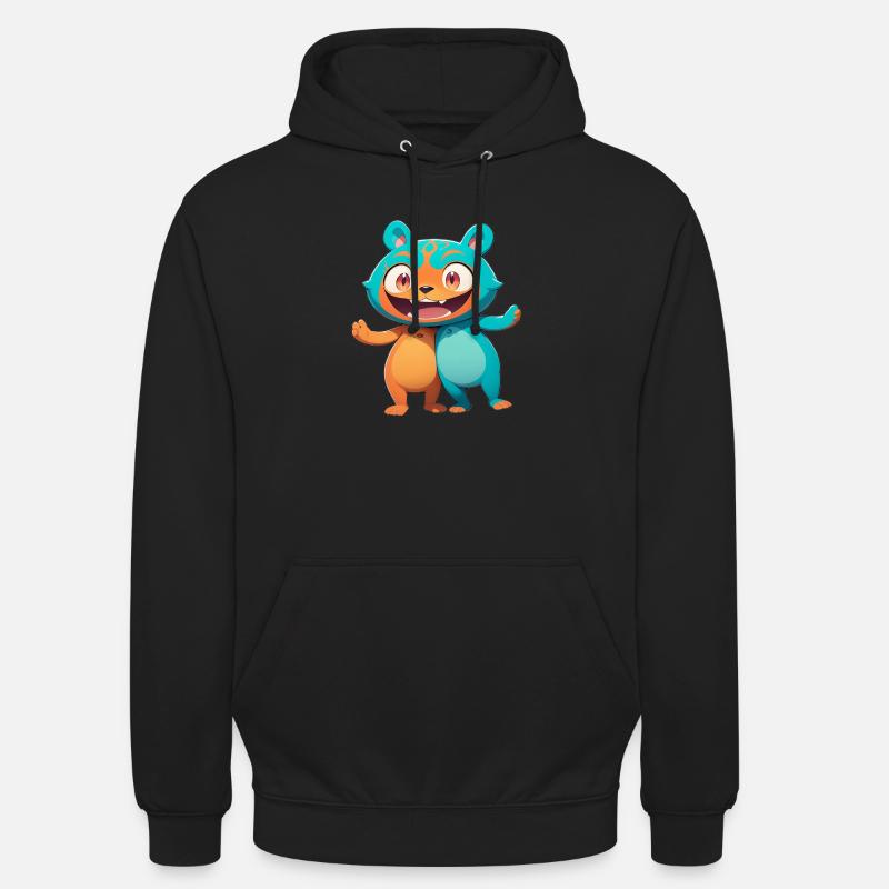 Waldmonster 0790895 - Unisex Hoodie - Schwarz