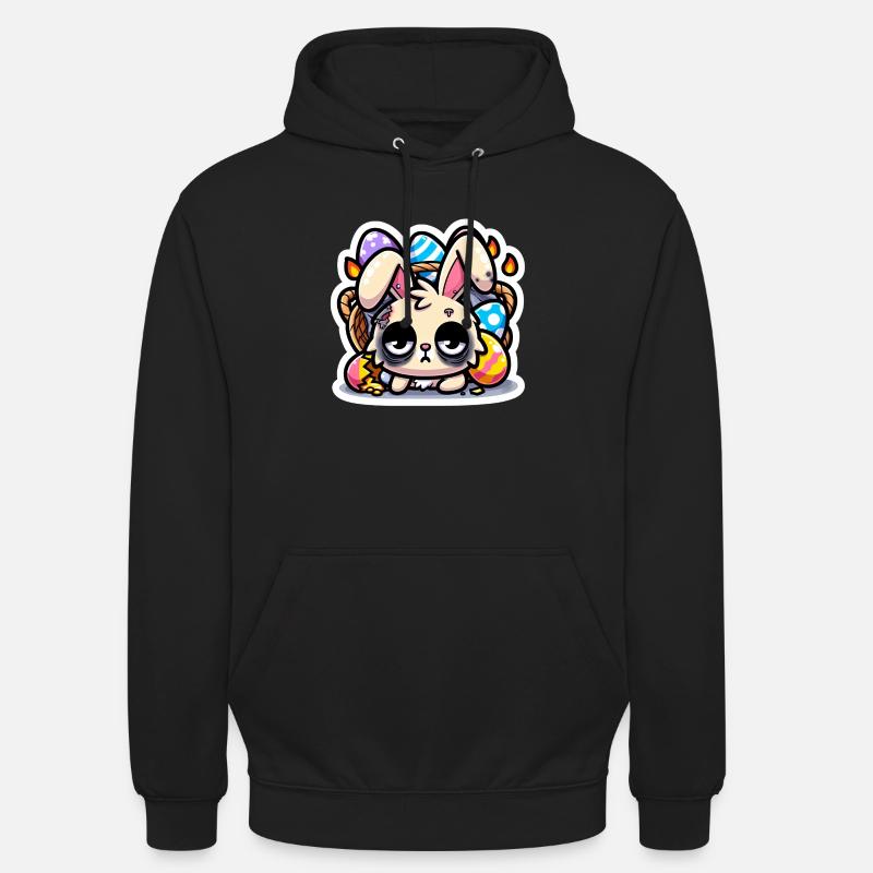 Burnout Bunny - Unisex Hoodie - Schwarz