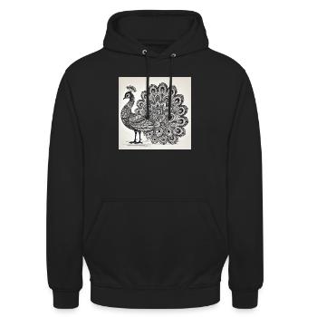 Freistil I - Unisex Hoodie - Schwarz - Vorne - Alina (178cm) & Michal (187cm)