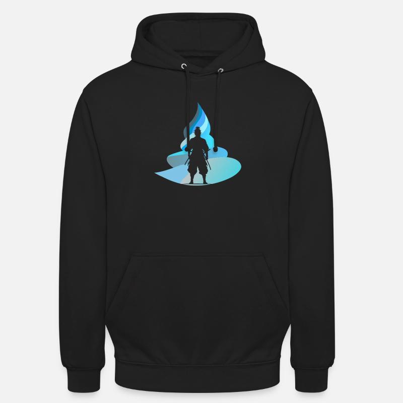 Ninja samouraï - Sweat-shirt à capuche unisexe - noir