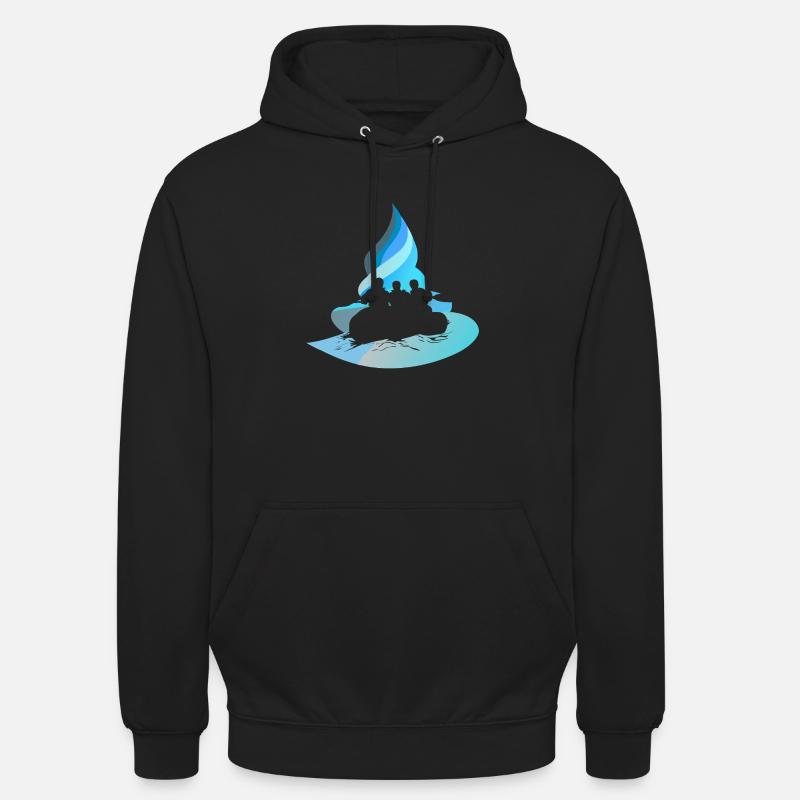 Aviron Bach - Sweat-shirt à capuche unisexe - noir