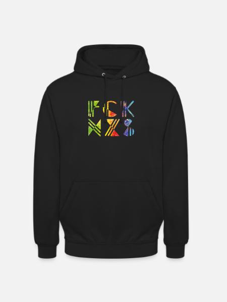 FCK NZS - Sweat-shirt à capuche unisexe - noir