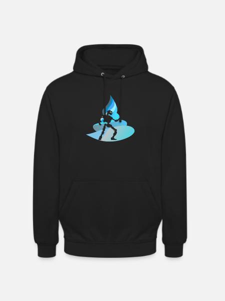 Robot Tech Scifi - Unisex Hoodie - black