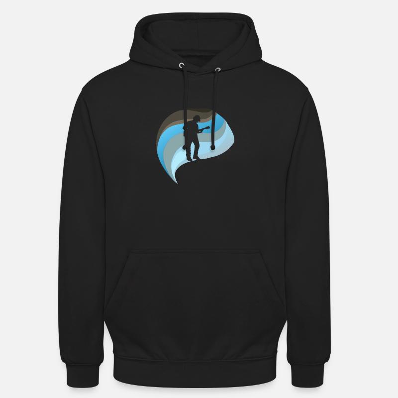 Gitarre Shouter - Unisex Hoodie - Schwarz