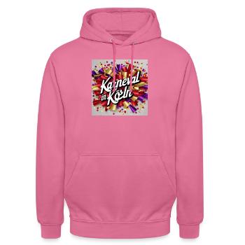 Karneval Köln - Unisex Hoodie - Pink - Vorne - Alina (178cm) & Michal (187cm)