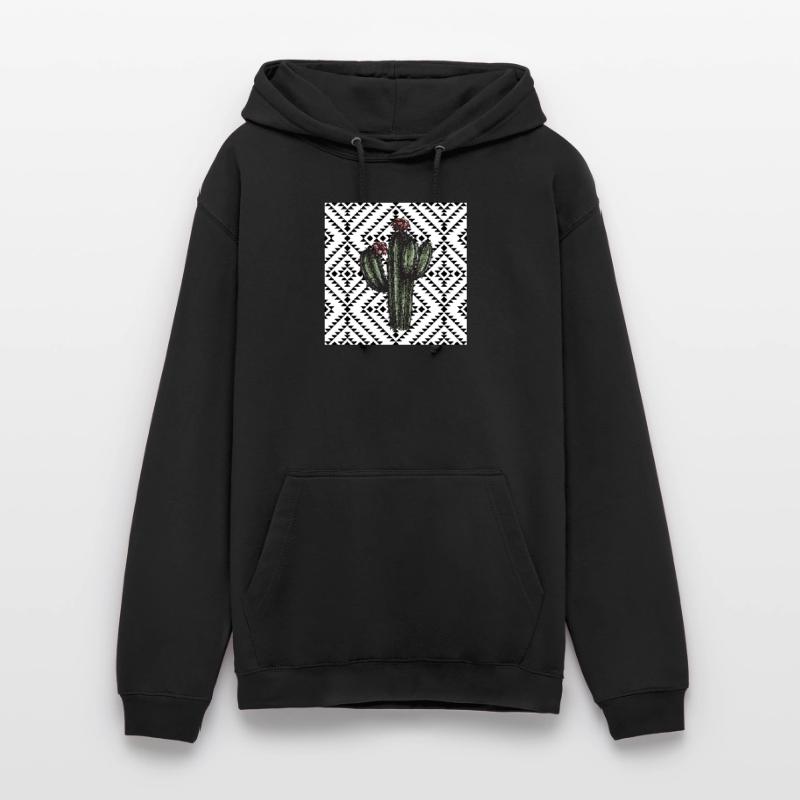 Cactus Geometric Pattern Design Unisex Hoodie