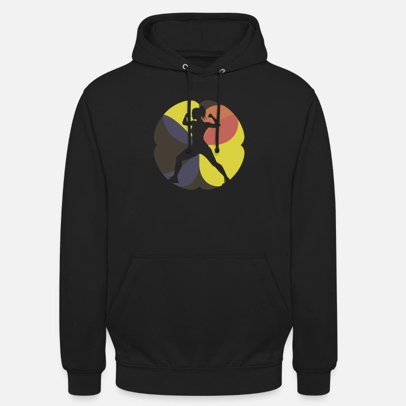 Fitnesstraining Bodybuilding Trainingsplan - Unisex Hoodie - Schwarz
