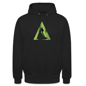 Fiançailles des mariés - Sweat-shirt à capuche unisexe - noir - Devant - Alina (178cm) & Michal (187cm)