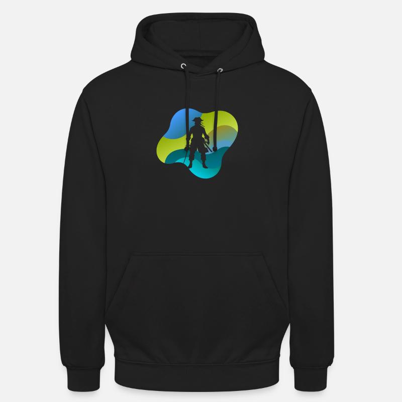 Bateau pirate - Sweat-shirt à capuche unisexe - noir