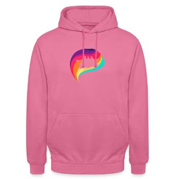 Aviron Ruisseau Paddle - Sweat-shirt à capuche unisexe - rose - Devant - Alina (178cm) & Michal (187cm)