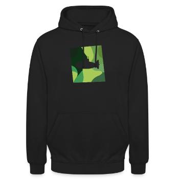 Submarine Military - Unisex Hoodie - black - Front - Alina (178cm) & Michal (187cm)