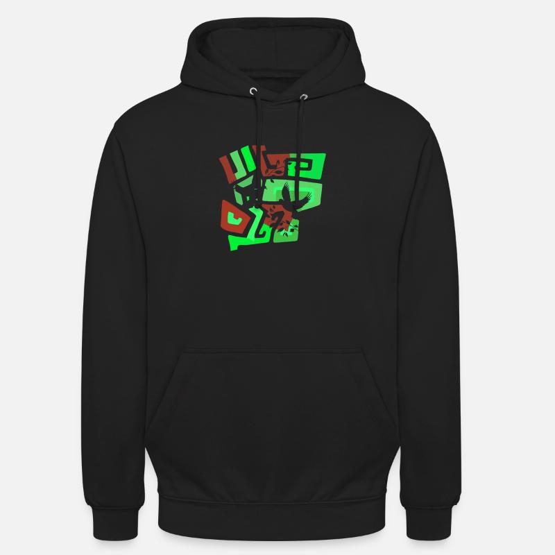 Tauben Taube - Unisex Hoodie - Schwarz