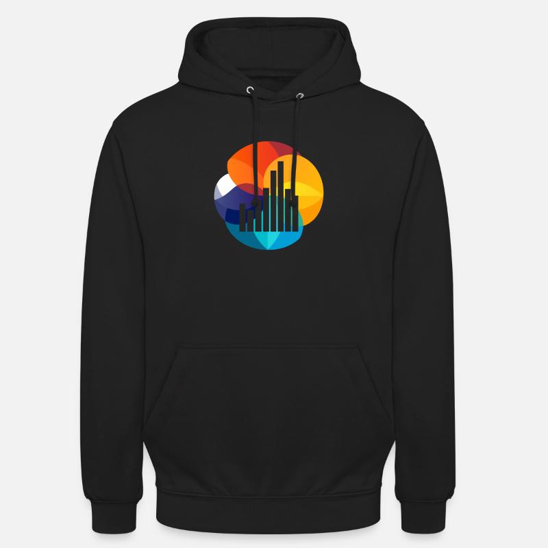 Statistik Wissenschaft Datenanalyse - Unisex Hoodie - Schwarz