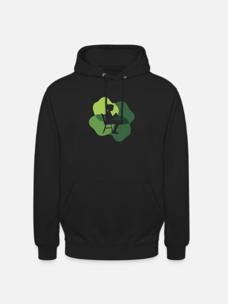 Stricken Haekeln - Unisex Hoodie - Schwarz