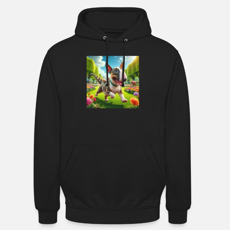 Bulldosaurus - Sweat-shirt à capuche unisexe - noir