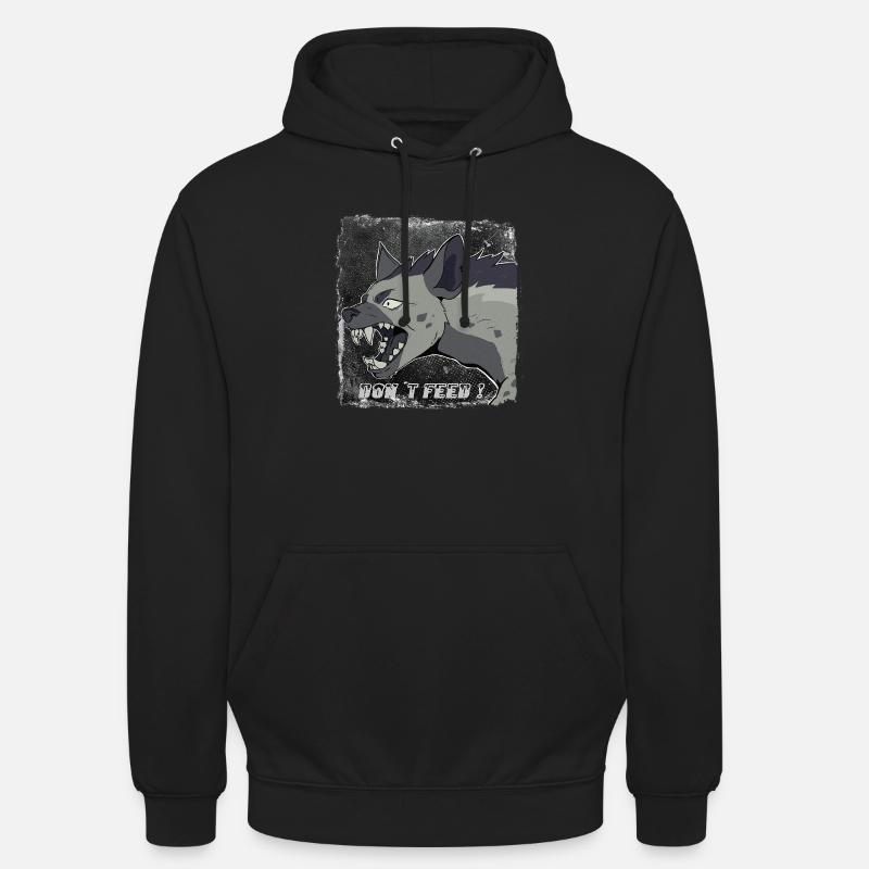 Hyäne - Unisex Hoodie - Schwarz