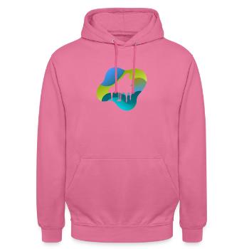 Pianiste École de Musique Clavier - Sweat-shirt à capuche unisexe - rose - Devant - Alina (178cm) & Michal (187cm)