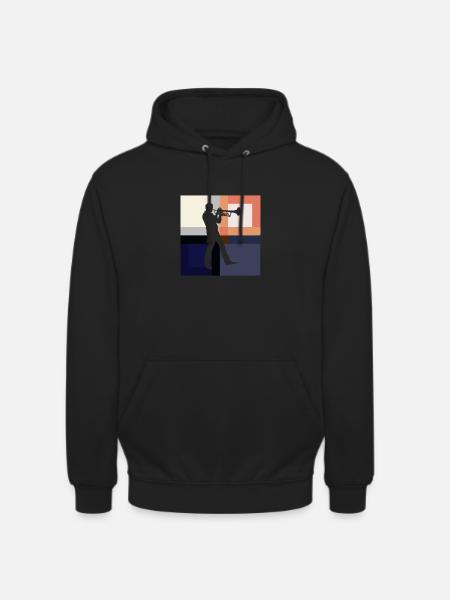 Wind Instrument Composition Strings - Unisex Hoodie - black