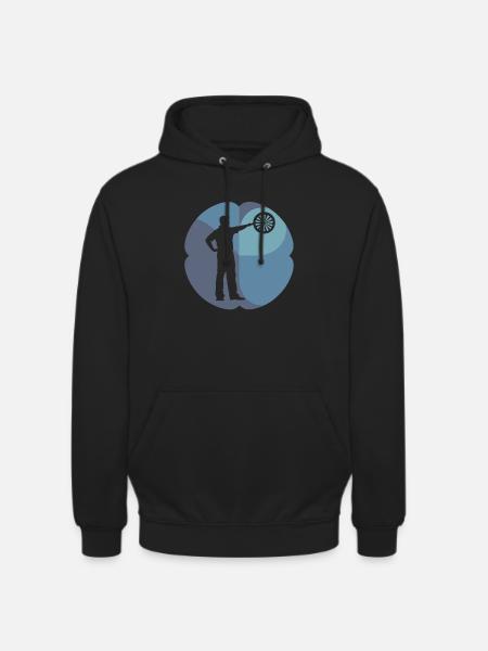 Darts Dartturnier - Unisex Hoodie - Schwarz